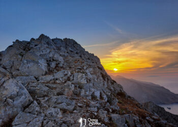 Trekking path to Kalamos Mountain- Anafi