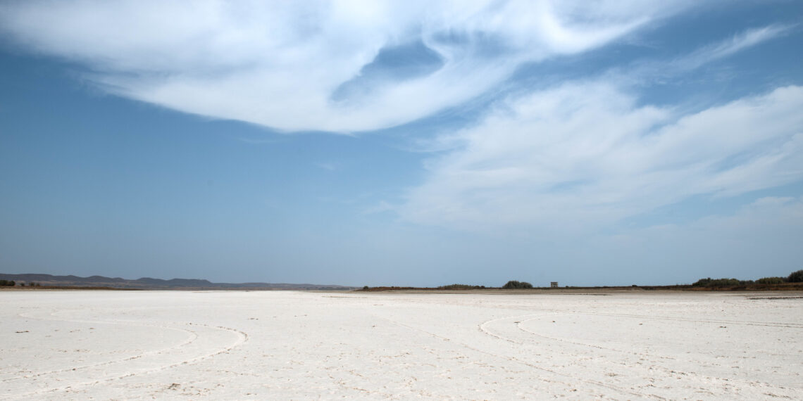 Aliki salty lake -Lemnos