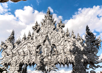 Chiang Rai, Wat Rong Khun, White temple-Thailand